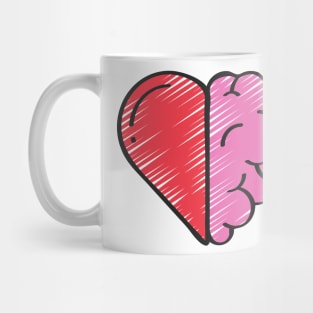 Brain and Heart Mug